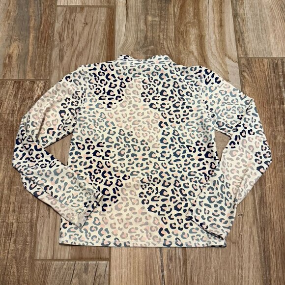 Ruffle Butts Leopard Long Sleeve Swim Wear - Picture 3 of 3